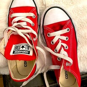Kids Red Converse All-Stars